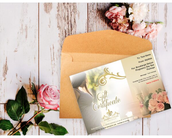 Brookleigh Deluxe Pregnancy Day Spa Package