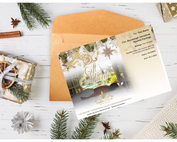 Brookleigh Christmas Sparkle Day Spa Gift Voucher