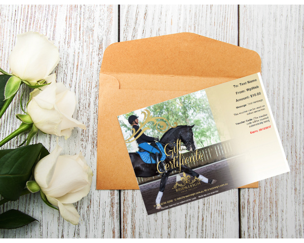 Indoor Arena Hire Digital Gift Voucher