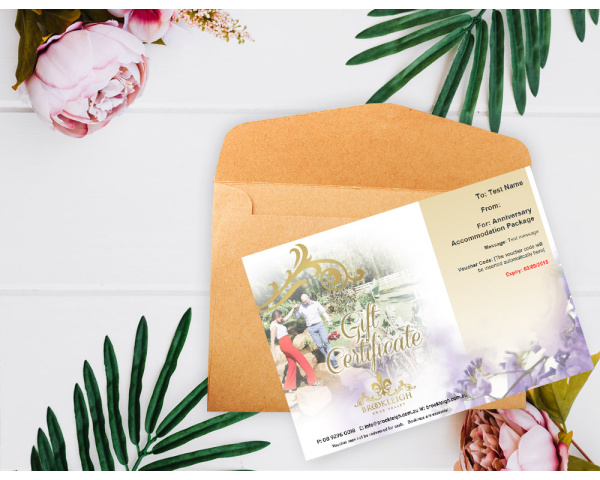 Anniversary Accommodation Package Gift Voucher